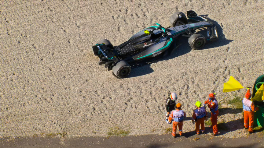 2025 Italian GP FP2: Red flags out as Antonelli spins off and out of the session